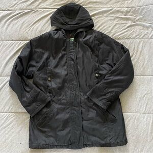 Larry Levine Black‎ Hooded Jacket for Men